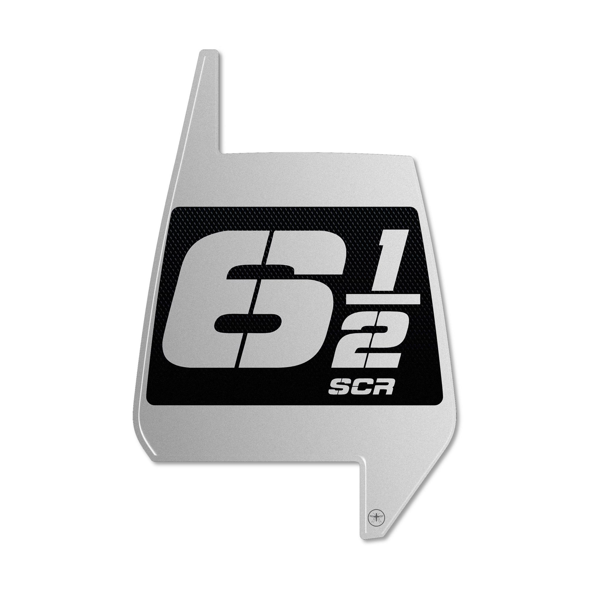 Labelbike - 3D Stickers Motorcycle Handles Decorations And Protectors In Resin With Official License Moto Morini SEIEMMEZZO SCR - Black Carbon Colour