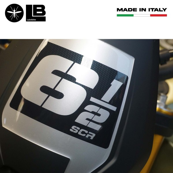 Pegatina 3D Gel Protector de pantalla compatible con Moto Morini SEIEMMEZZO SCR