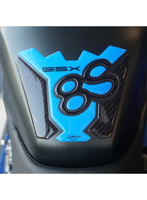 Adesivo Gel 3D Protezione Paraserbatoio moto compatibile con Suzuki GSX-8S