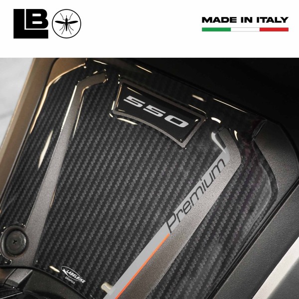 Adhesive Gel 3D Footboard Protection Scooter compatible with Kymco Ak550 Premium