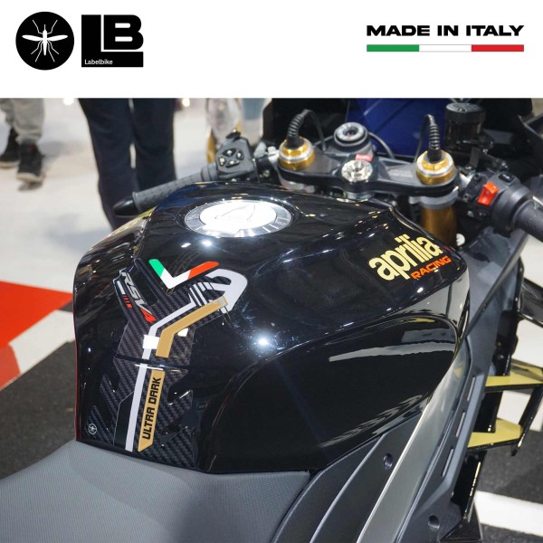 Protector de depósito 3D de gel adhesivo compatible con Aprilia RSV4 1100 2021-2023