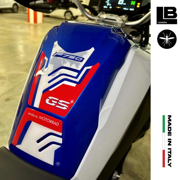 3D Gel Sticker Protecteur de réservoir de moto compatible avec Bmw F750 GS 2021-2023