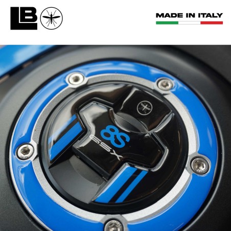 Gel adhésif 3D Protection du bouchon de réservoir moto compatible avec Suzuki GSX-8S