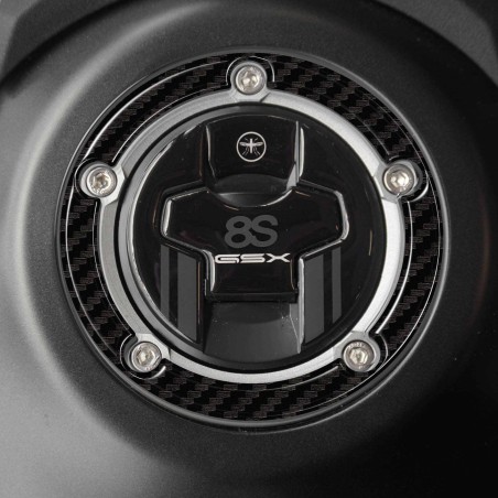 Adhesive Gel 3D Tank cap protection motorbike compatible with Suzuki GSX-8S