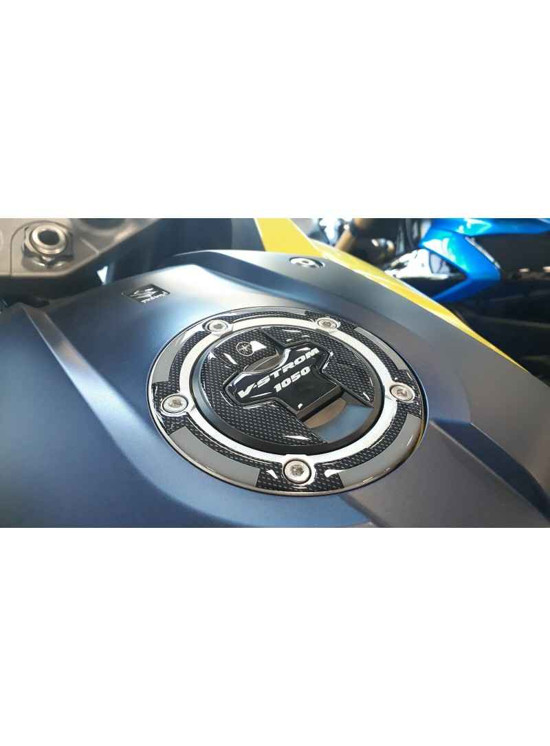 Protezione tappo serbatoio moto Adesivo 3D compatibili con Suzuki V-Strom  800SE