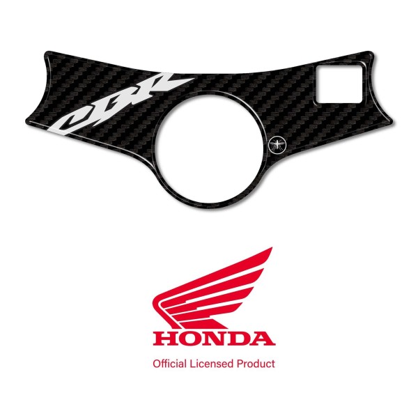 Honda pegatina placa de dirección protección moto Cbr600f honda logo blanco