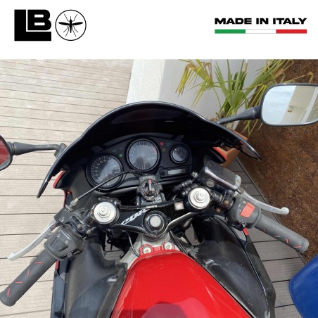 Honda αυτοκόλλητο τιμόνι προστασία πλάκα μοτοσικλέτα Cbr600f honda λογότυπο λευκό