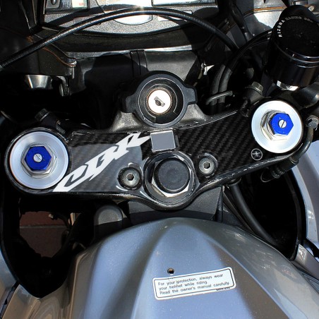 Honda steering plate protection sticker motorbike cbr600rr 2007-25 white