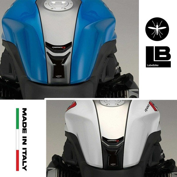 Autocollant 3D en gel de carbone pour la protection du réservoir de moto compatible BMW R1250R
