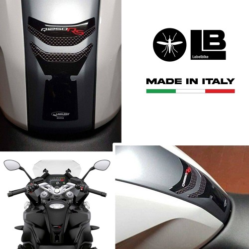 3D carbon gel sticker for motorbike tank protection compatible BMW R1250RS 2