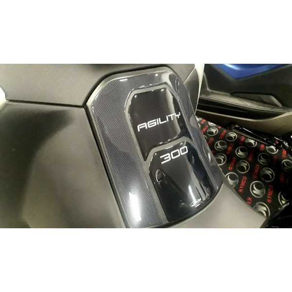3D GEL ADHESIVO para KYMCO AGILITY 300 compatible puerta del depósito de combustible scooter