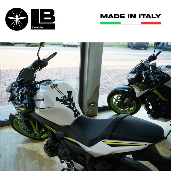 3D Gel Tankschutzaufkleber kompatibel mit Kawasaki Z650 2021-25