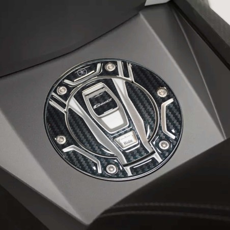 Adhesivo de gel 3D Protección de la tapa del depósito sin llave compatible con BMW C400GT