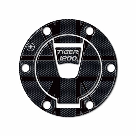 Pegatina 3D Tapa depósito protección moto compatible con Triumph Tiger 1200