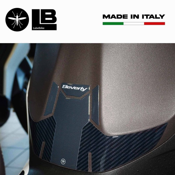 Autocollant 3D protégeant l'espace de rangement compatible avec Piaggio Beverly 2021-25