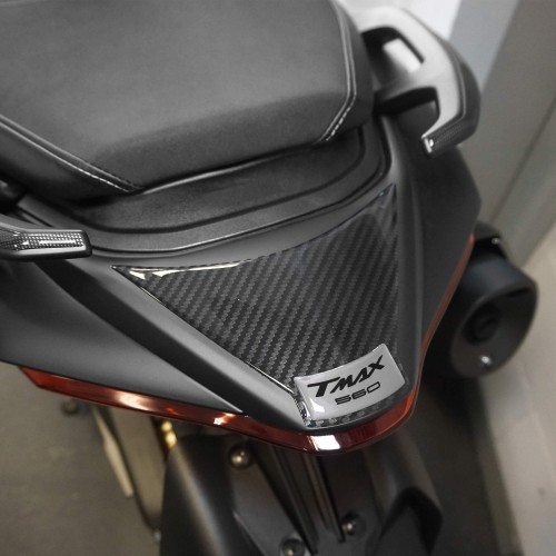 Pegatina 3D de resina de protección de cola compatible con Yamaha Tmax 2022-2025