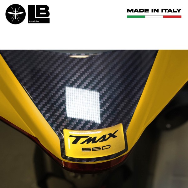 3D resin sticker tail protection compatible with Yamaha Tmax 2022-2025