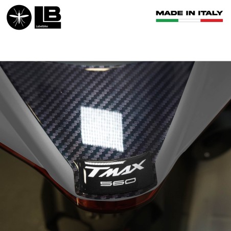 Pegatina 3D de resina de protección de cola compatible con Yamaha Tmax 2022-2025
