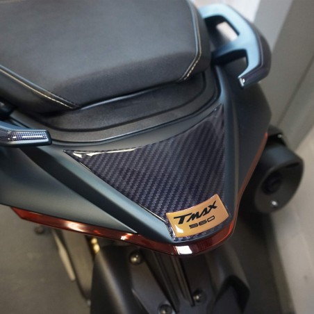 Pegatina 3D de resina de protección de cola compatible con Yamaha Tmax 2022-2025
