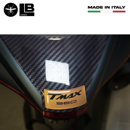 Pegatina 3D de resina de protección de cola compatible con Yamaha Tmax 2022-2025