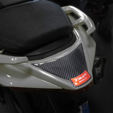 Pegatina 3D de resina de protección de cola compatible con Yamaha Tmax 2022-2025