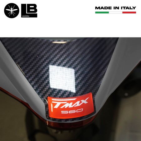 Pegatina 3D de resina de protección de cola compatible con Yamaha Tmax 2022-2025
