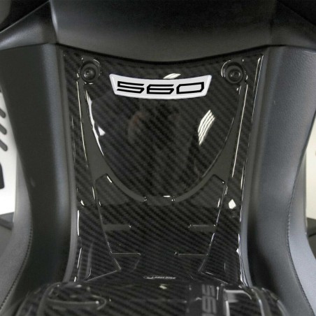 PEDESTAL AVANT GEL ADHESIF 3D en résine compatible YAMAHA TMAX 560 2020-2021
