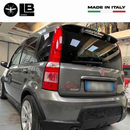 Pegatina de gel de resina 3D escrito Panda 100 CV emblema del coche compatible con Fiat