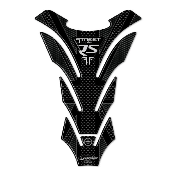 Autocollant de protection de réservoir de moto compatible avec Triumph Street Triple RS 2017-2023