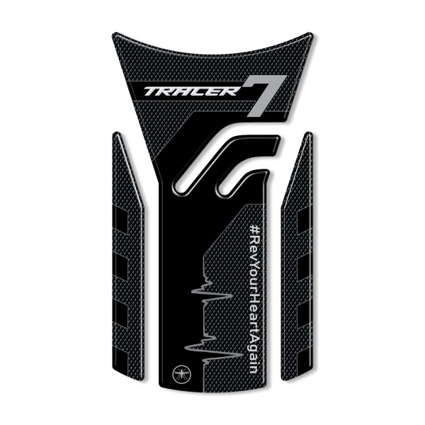 3D resin gel motorbike tank sticker compatible with Yamaha Tracer 7 2021-2024