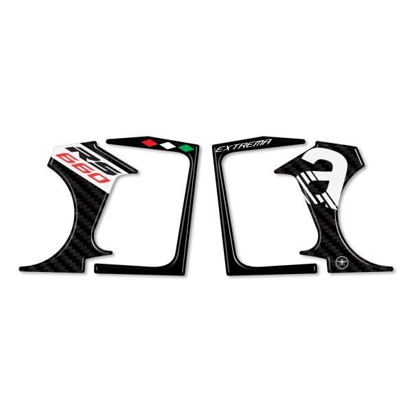 Autocollant de plaque de fourche de direction compatible avec Aprilia RS 660 Extrema 2023-25