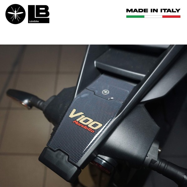 Heckprotektoraufkleber kompatibel mit Moto Guzzi V100 Mandello 2022 - 2025