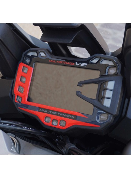 Adesivo Protezione cruscotto moto display compatibile con Ducati Multistrada V2