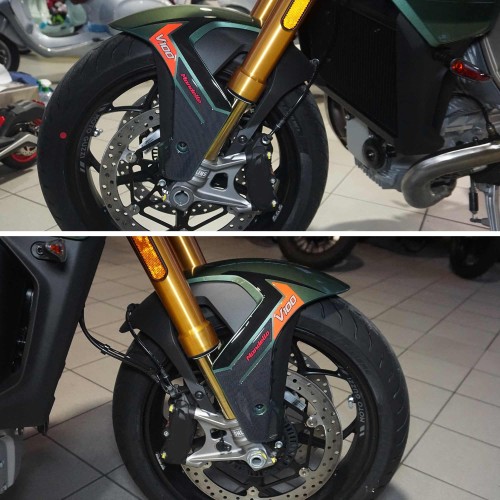                             Αυτοκόλλητο προστασίας λασπωτήρα συμβατό με Moto Guzzi V100 Mandello 2022-2025
                          