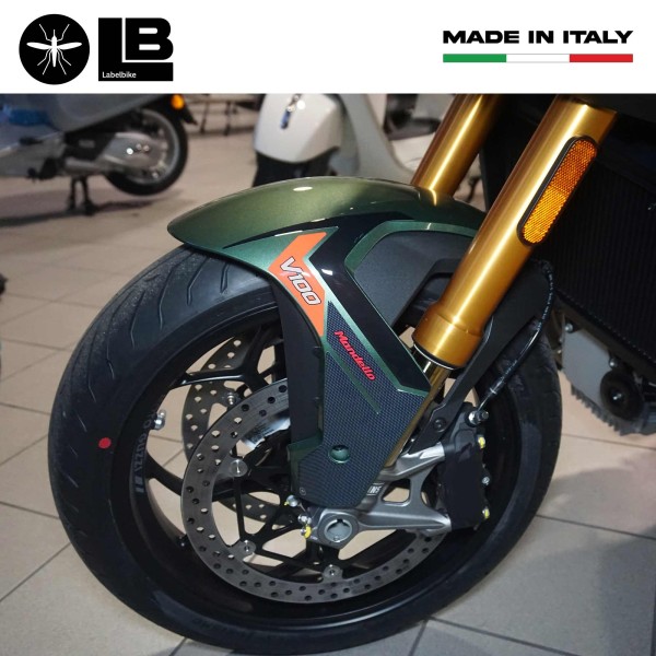 Mudguard Protection Sticker compatible with Moto Guzzi V100 Mandello 2022-2025