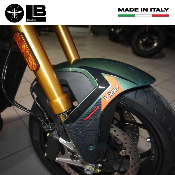 Mudguard Protection Sticker compatible with Moto Guzzi V100 Mandello 2022-2025