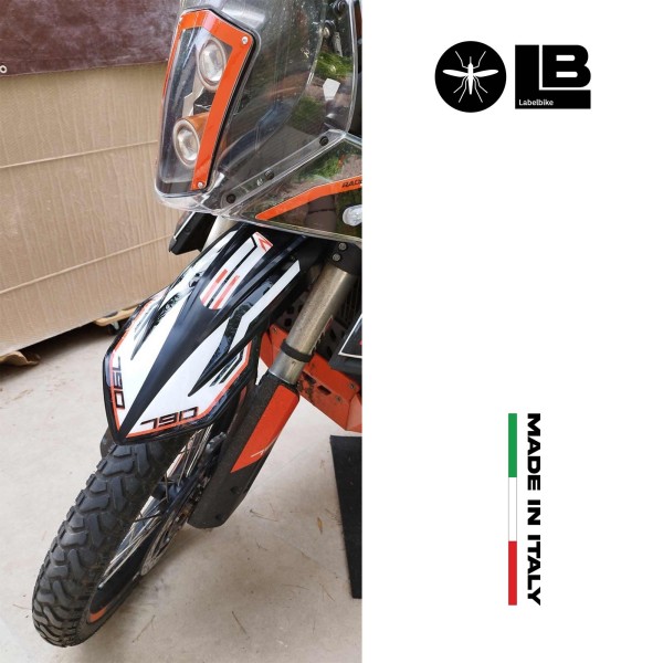 Adhesivo protector guardabarros moto compatible con KTM 790 Adventure R 2019-20