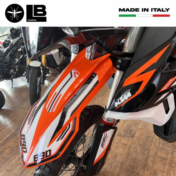Adhesivo protector guardabarros compatible con KTM 890 Adventure R 2021-23
