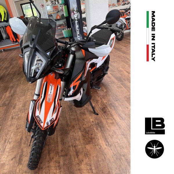 Adhesivo protector guardabarros compatible con KTM 890 Adventure R 2021-23