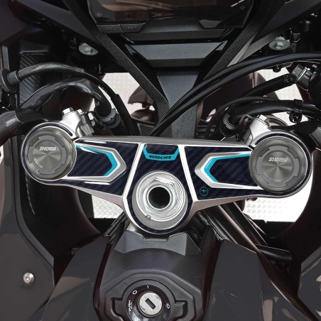Plaque de protection de fourche adhésive pour moto compatible avec Honda Cbr 650 r