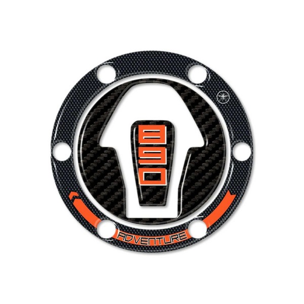 Autocollant de protection de casquette moto 3D en résine gel compatible avec la KTM 890 Adventure