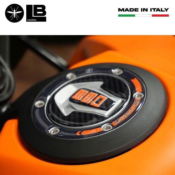 Autocollant de protection de casquette moto 3D en résine gel compatible avec la KTM 890 Adventure