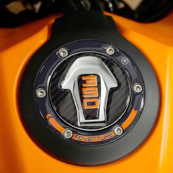 KTM 390 περιπέτεια συμβατό 3D αυτοκόλλητο προστασίας καπακιού μοτοσικλέτας από ρητίνη γέλης