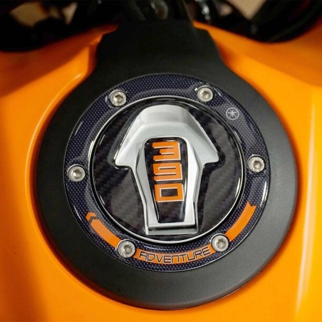 KTM 390 περιπέτεια συμβατό 3D αυτοκόλλητο προστασίας καπακιού μοτοσικλέτας από ρητίνη γέλης