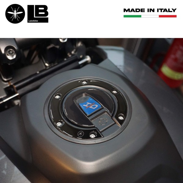 Autocollant de protection de bouchon de réservoir compatible avec Harley Davidson Pan America