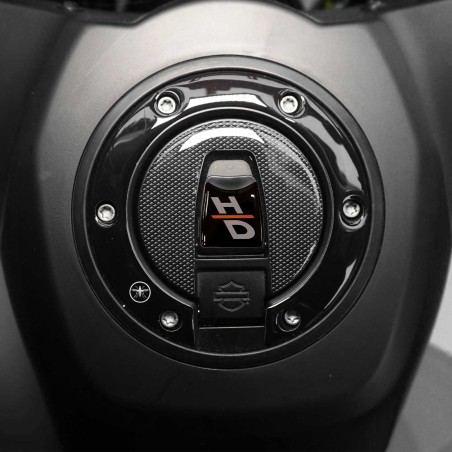 Adhesivo de protección del tapón del depósito compatible con Harley Davidson Pan America