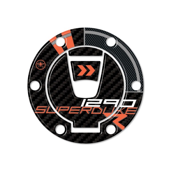 Autocollant de protection de bouchon de réservoir compatible avec KTM 1290 Superduke R 2018-23.