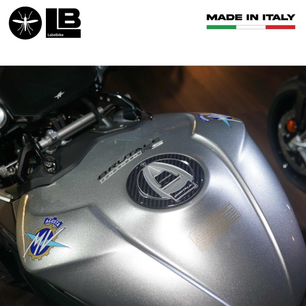 Tank cap protection sticker motorbike compatible with Mv Agusta Brutale 1000