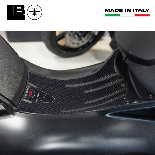 Protection de repose-pieds en résine 3D compatible avec Kymco Xciting VS 400 2023-24