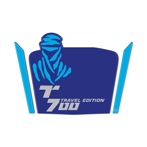 Protecteur de pare-brise 3D en gel de résine adhésif compatible avec Yamaha Tenere 700 2022